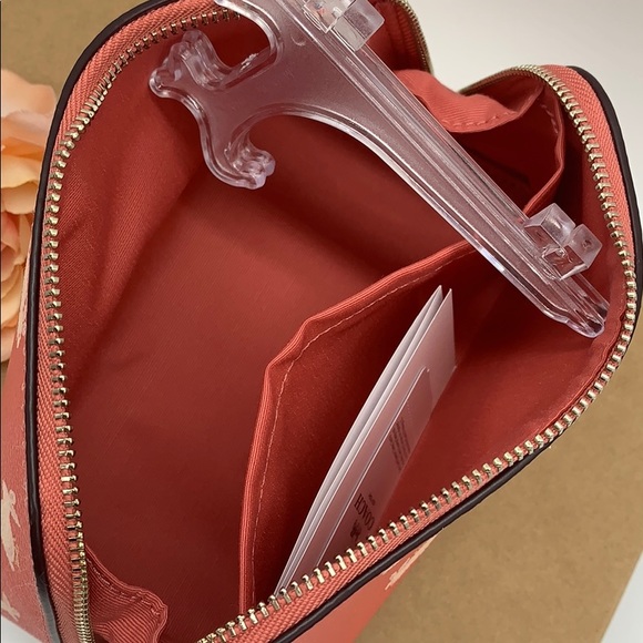 COACH COACH COSMETIC CASE WITH BUNNY SCRIPT PRINT - Picture 11 of 16